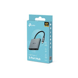 TP-Link UH3020C hub di interfaccia USB tipo-C 5000 Mbit/s Grigio