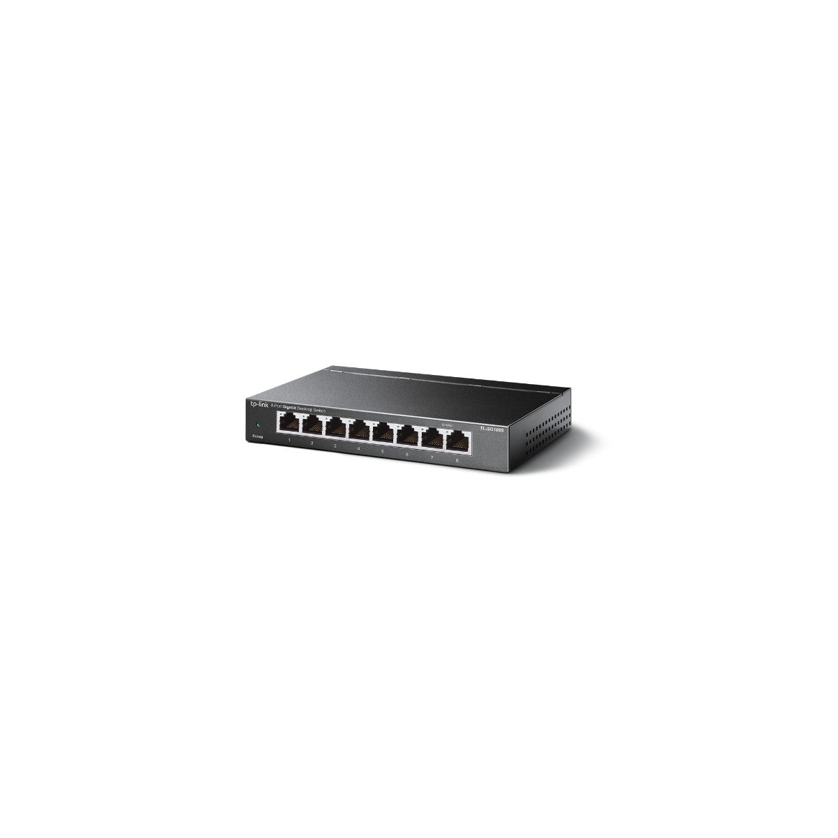 TP-Link TL-SG108S(UN) switch di rete Non gestito Gigabit Ethernet (10/100/1000) Desktop Nero