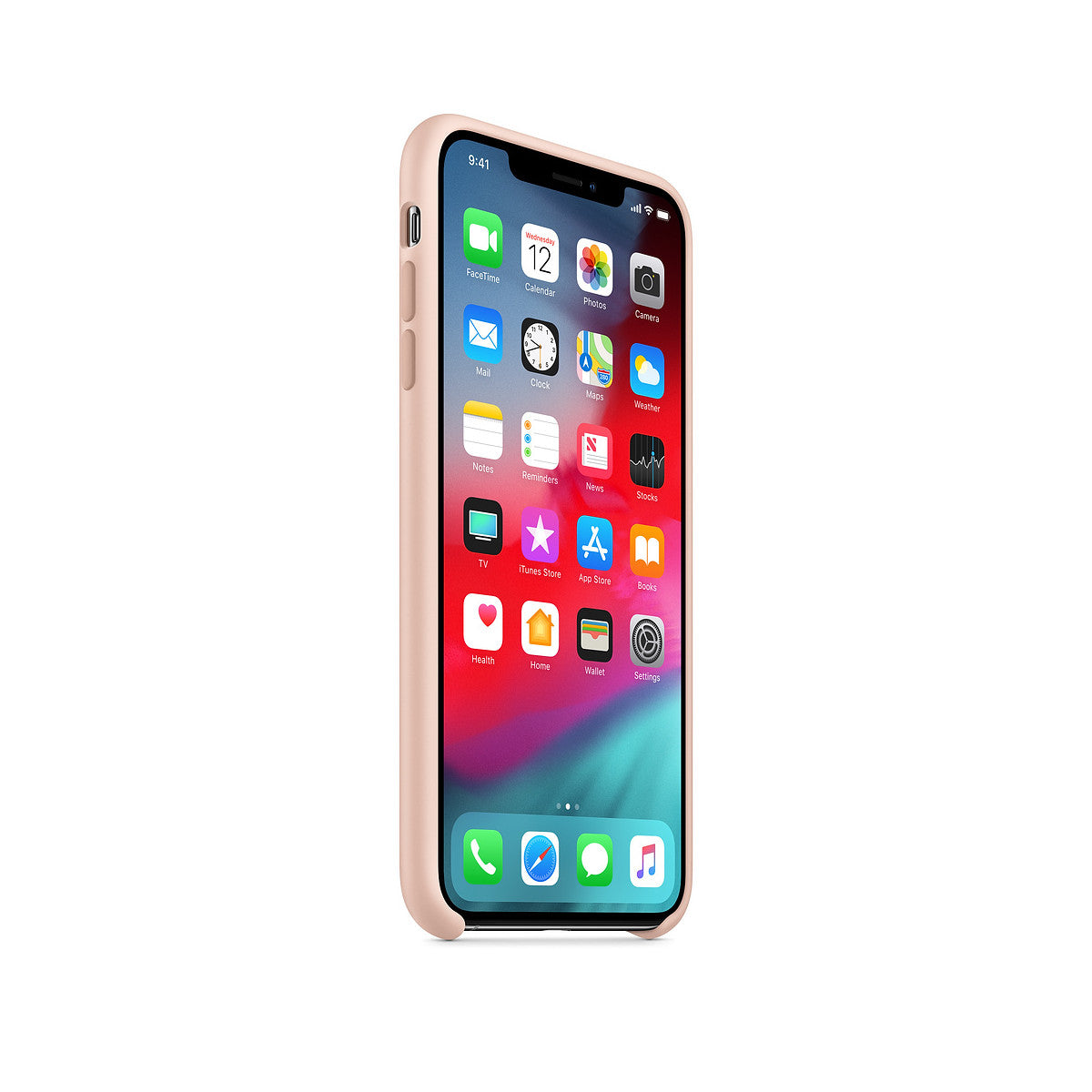 Apple Custodia in silicone per iPhone XS Max - Rosa sabbia