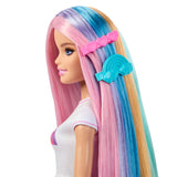 Barbie Capelli Arcobaleno, Bambola Alla Moda Con Capelli Extra Lunghi