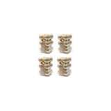 Decoris Palline Di Natale Infrangibili Color Perla 6 Cm - Set 12 Pezzi