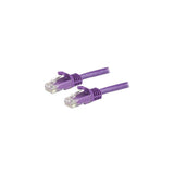 StarTech.com Cavo patch CAT6 1,5 m - Filo di rame al 100 - Connettore antistrappo - Viola