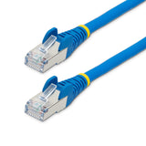 StarTech.com Cavo Ethernet CAT 6a - 1m - Blu - Cavo di rete LAN Low Smoke Zero Halogen (LSZH) - 10GbE 500MHz 100W PoE - Filo/Cavo patch schermato S/FTP con spinotto RJ45 antigroviglio e rilievi di trazione