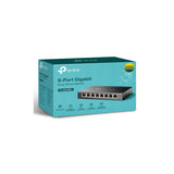 TP-Link TL-SG108E switch di rete Gestito L2 Gigabit Ethernet (10/100/1000) Nero