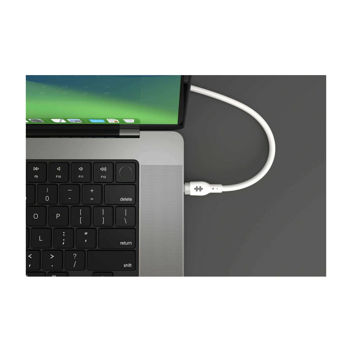 HYPER HJ4001WHGL cavo USB USB 2.0 1 m USB C Bianco