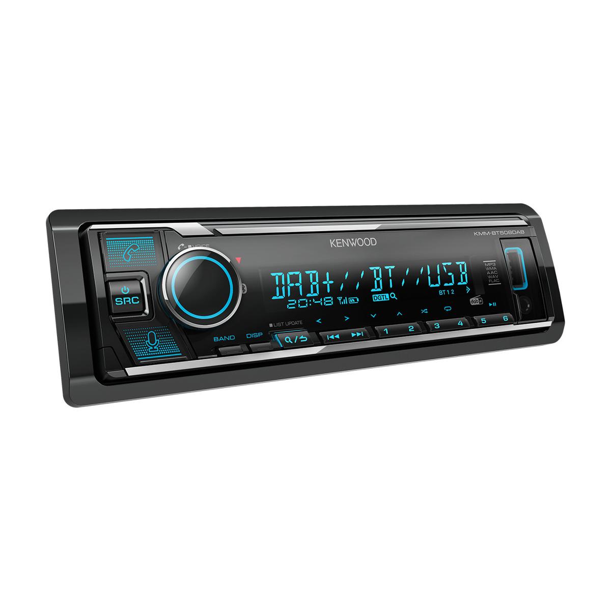 Kenwood Electronics KMM-BT508DAB Ricevitore per auto Nero 200 W Bluetooth