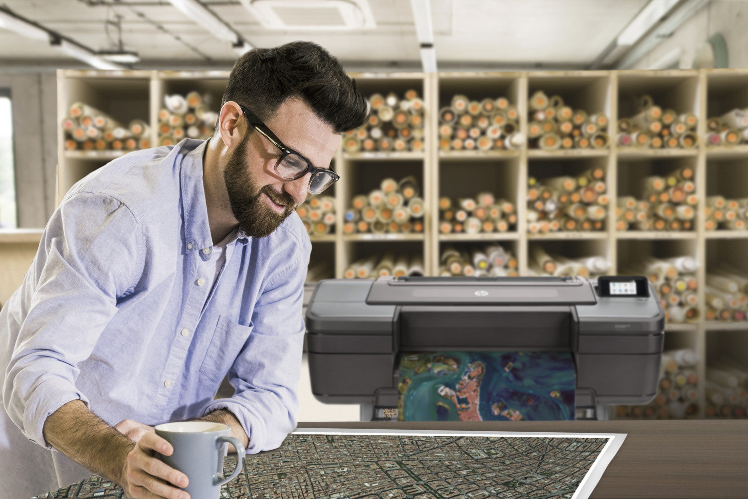 HP DesignJet Z6dr 44-in PostScript stampante grandi formati 2400 x 1200 DPI