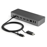StarTech.com Cavo USB-C da 1 m con adattatore Dongle USB-A - Cavo ibrido 2-in-1 USB tipo C con USB-A - Da USB-C a USB-C (10Gbps/100W PD), da USB-A a USB-C (5Gbps) - Ideale per docking station ibride