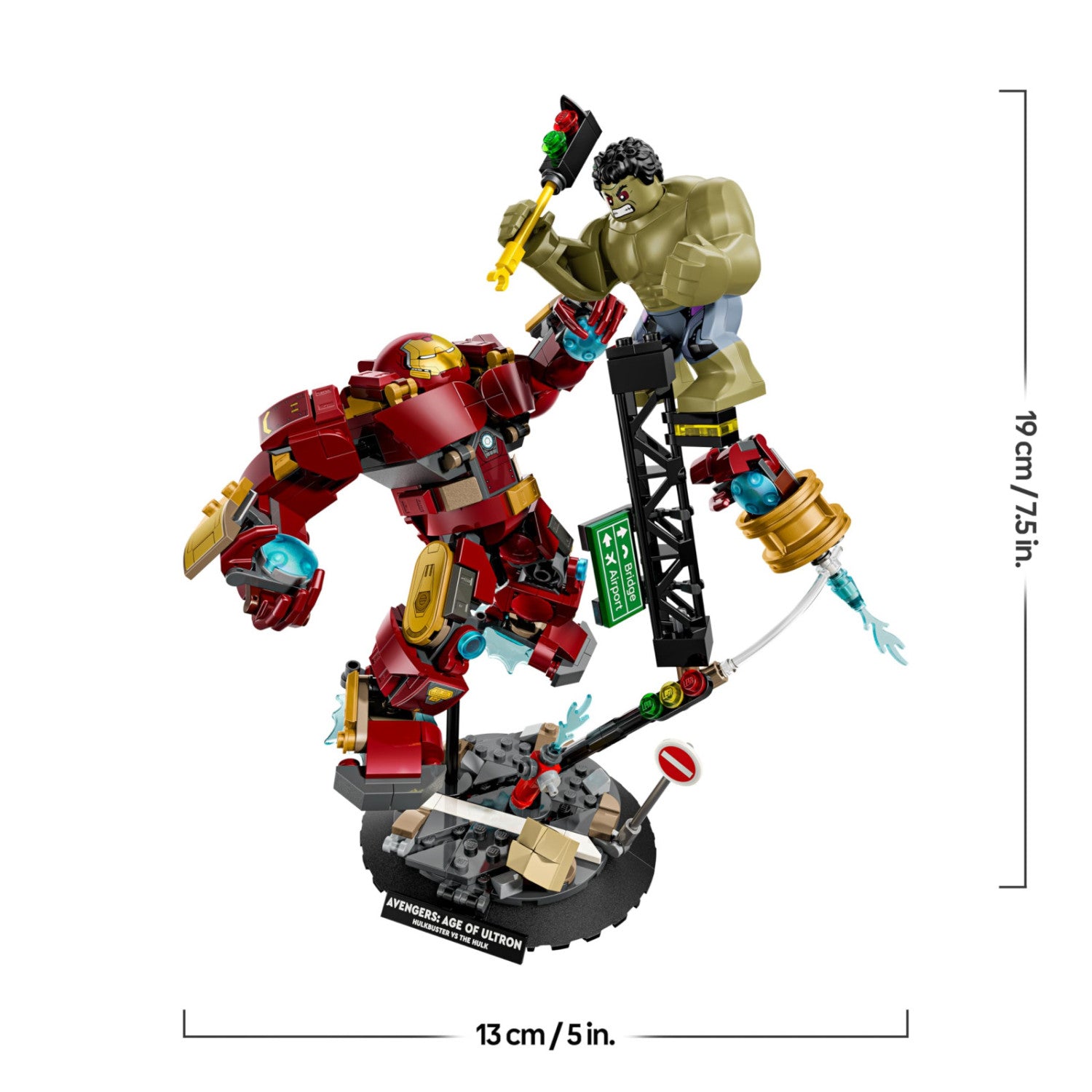 LEGO Marvel Battaglia Epica: Hulkbuster vs. The Hulk 76343