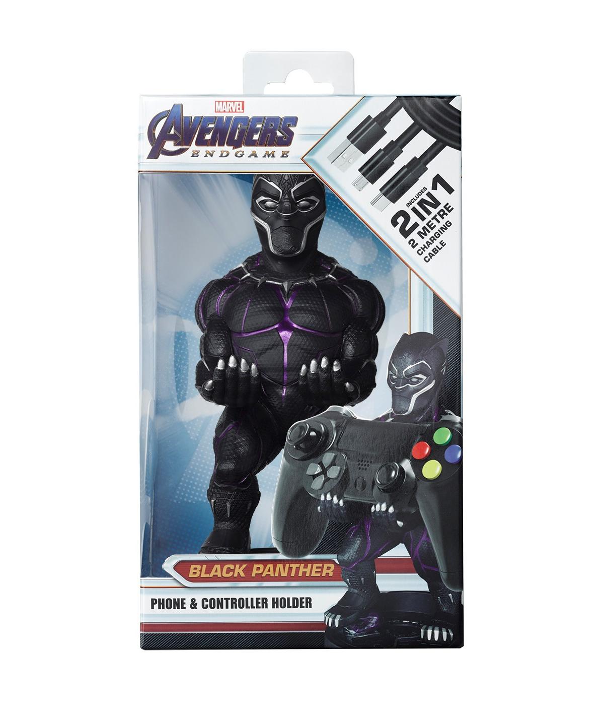 Exquisite Gaming Cable Guys Black Panther Supporto passivo Controller per videogiochi, Telefono cellulare/smartphone Nero
