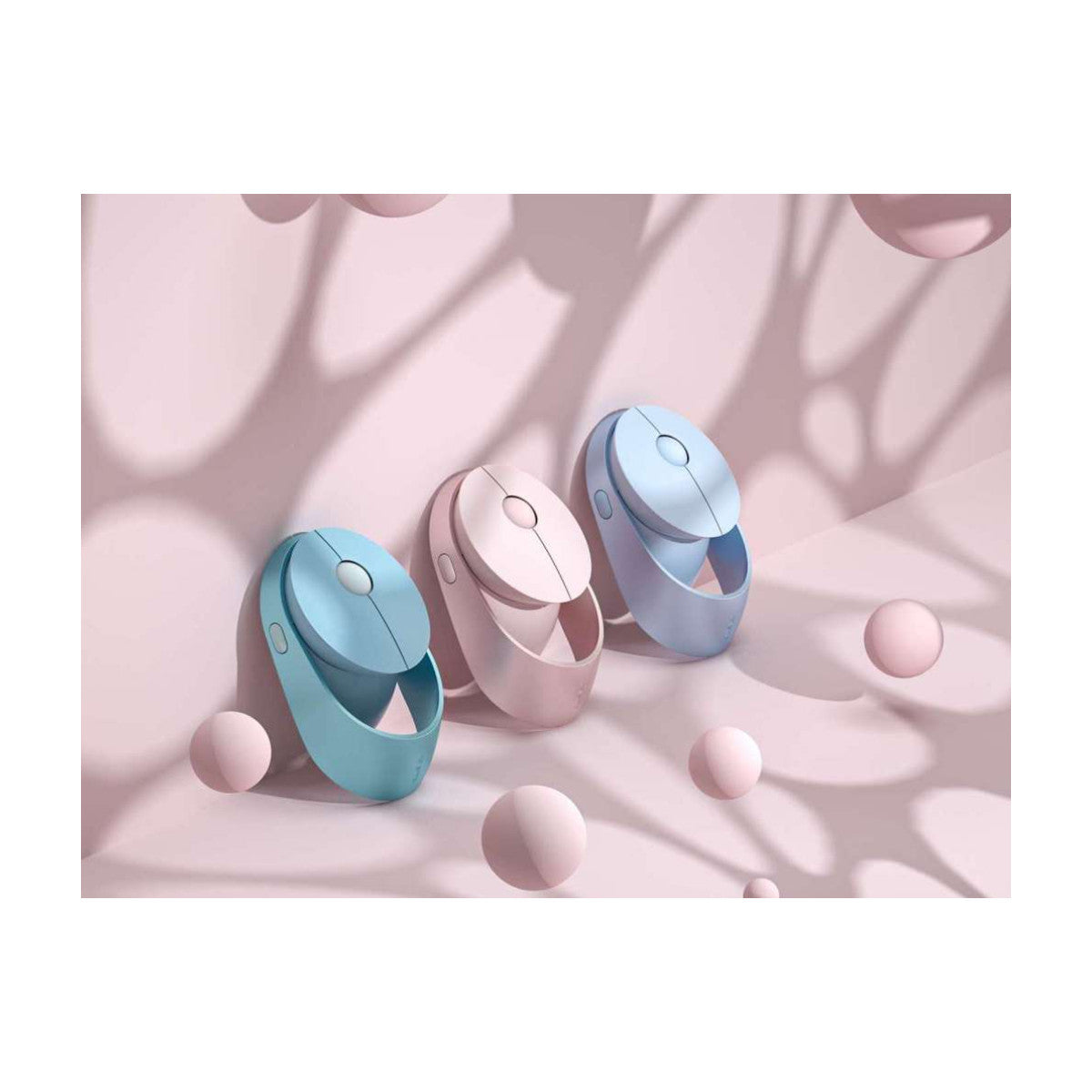 Rapoo Ralemo Air 1 mouse Viaggio RF senza fili Bluetooth Ottico 1600 DPI Blu