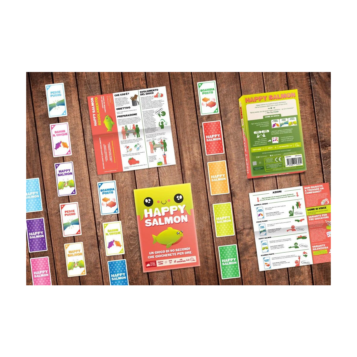 Asmodee Happy Salmon 2 min Gioco da tavolo Festa