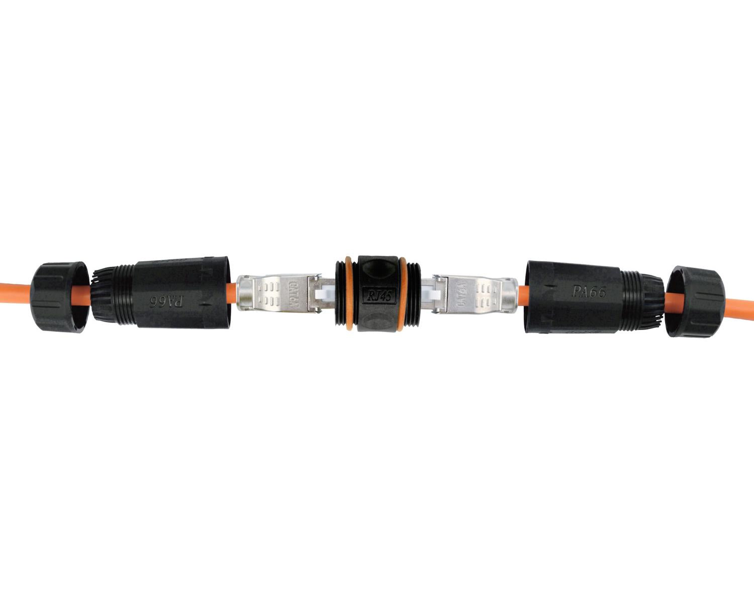 Equip 221162 adattatore per inversione del genere dei cavi RJ-45 Nero Arancione