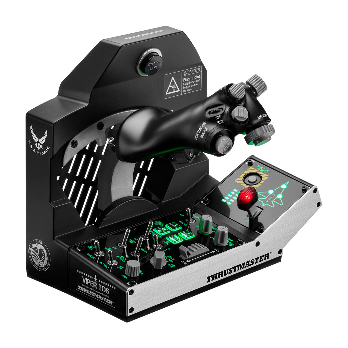 Thrustmaster VIPER TQS MISSION PACK Nero USB Joystick leva di controllo del motore PC