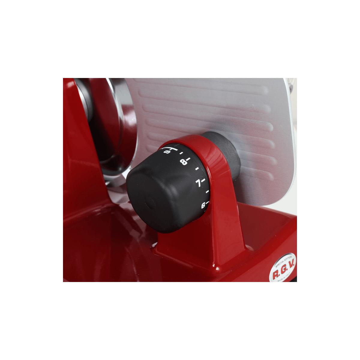 RGV Luxor 22 affettatrice Elettrico 120 W Rosso, Argento Alluminio