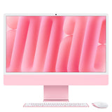 Apple iMac 24 polliciRetina Display 4.5K Chip M4 con CPU 10core GPU 10core 24GB 512GB SSD Rosa