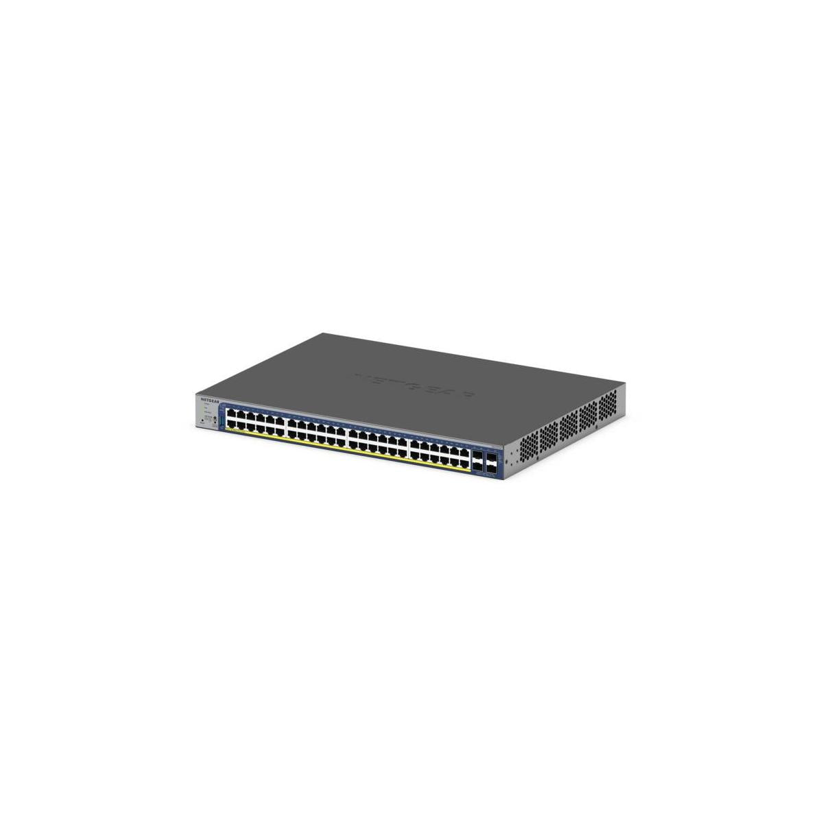 NETGEAR GS752TXP Gestito L2/L3/L4 10G Ethernet (100/1000/10000) Supporto Power over Ethernet (PoE) Nero