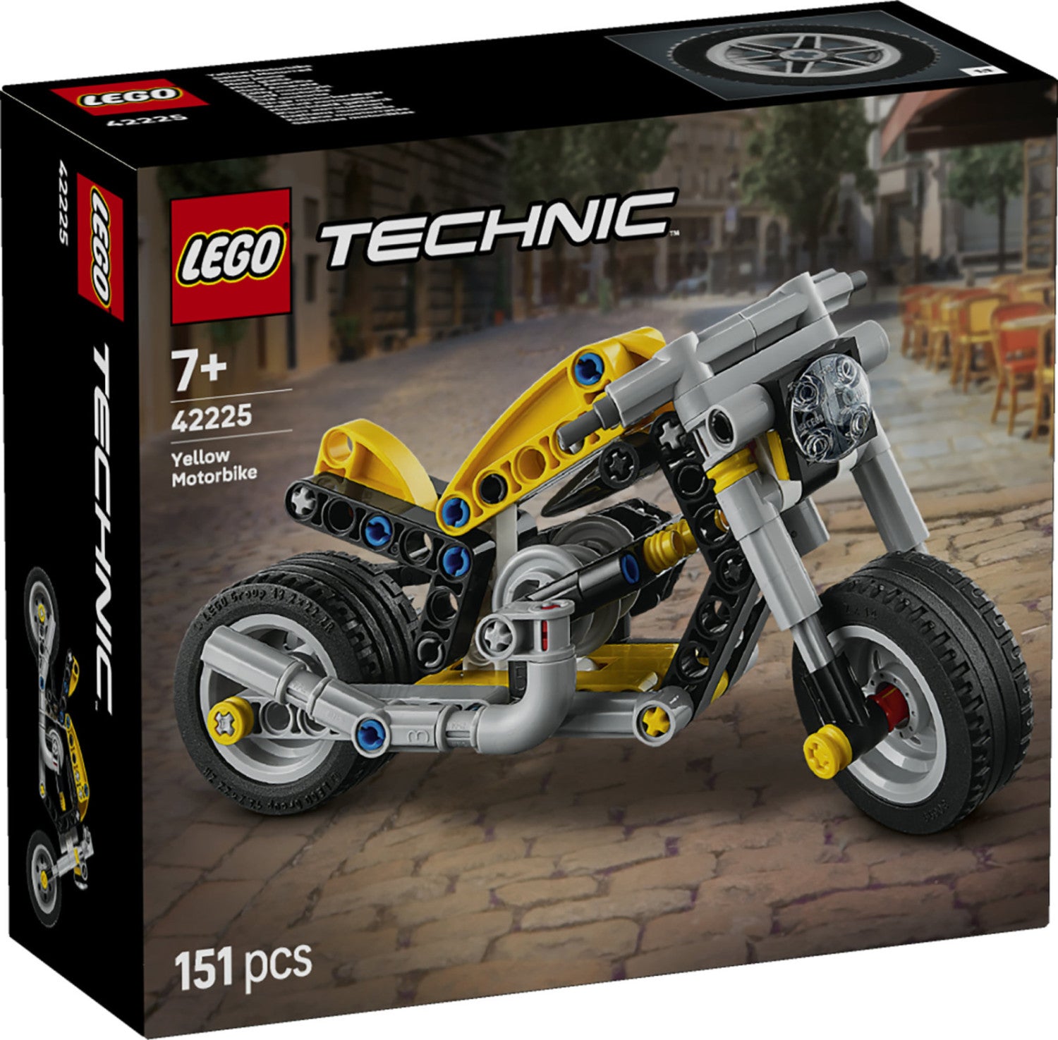 LEGO Technic Moto Gialla 42225