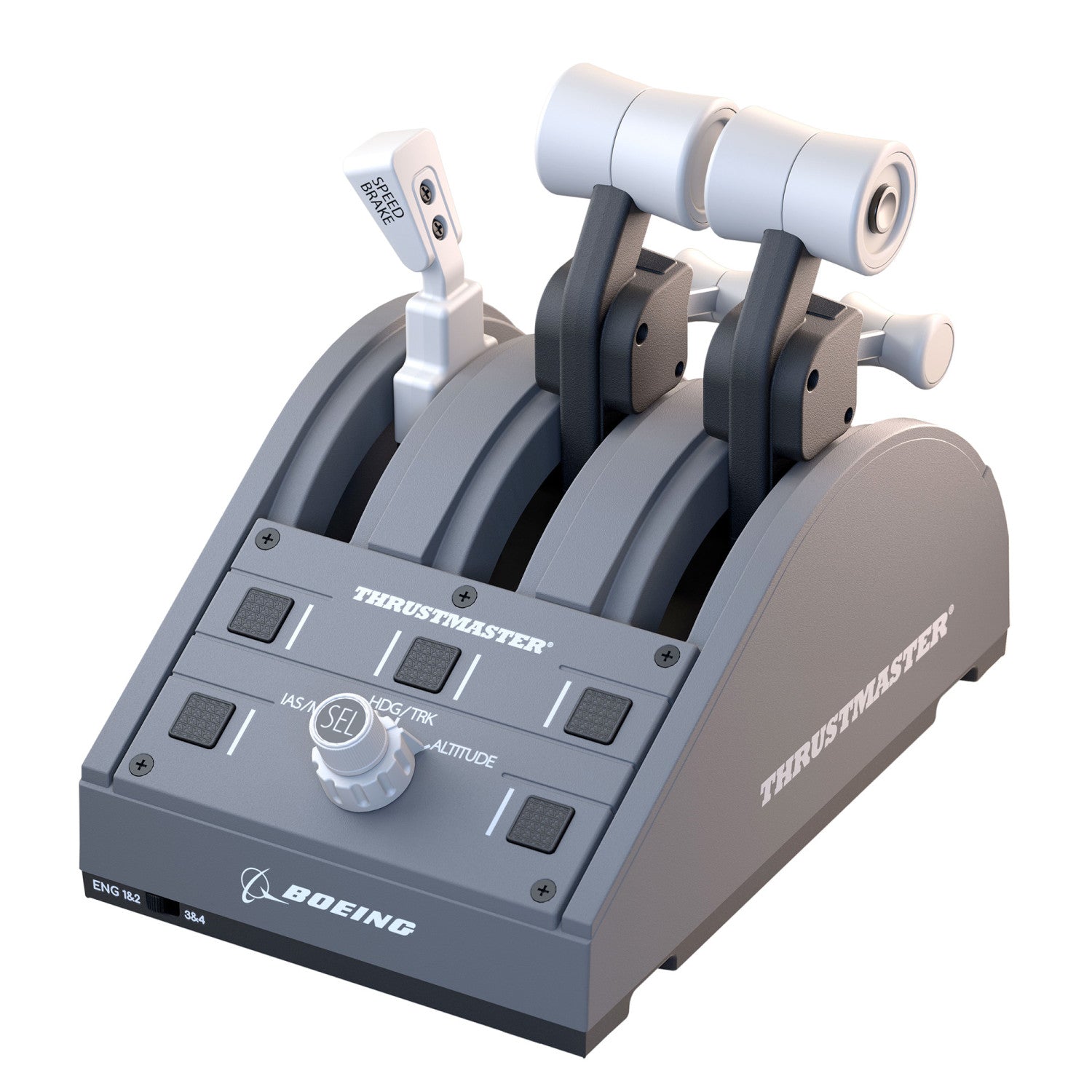 Thrustmaster TCA Quadrant Boeing Edition USB Joystick PC Xbox Xbox One X Xbox Series S Grigio