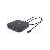 i-tec USB-C Dual HDMI Docking Station with Power Delivery 100 W Universal Charger 100W