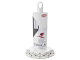 Stefanplast Portarotolo Da Cucina Tosca Bianco/Tortora Ø 17 Cm