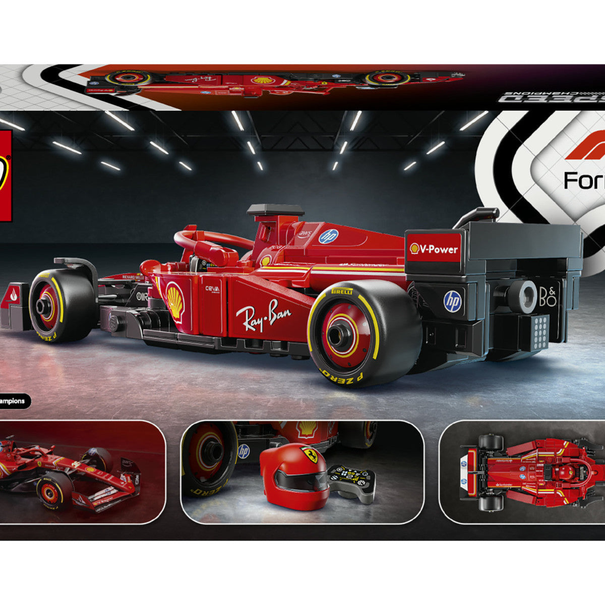 LEGO Speed Champions Ferrari SF-24 F1 Auto da Corsa 275 Pezzi 10