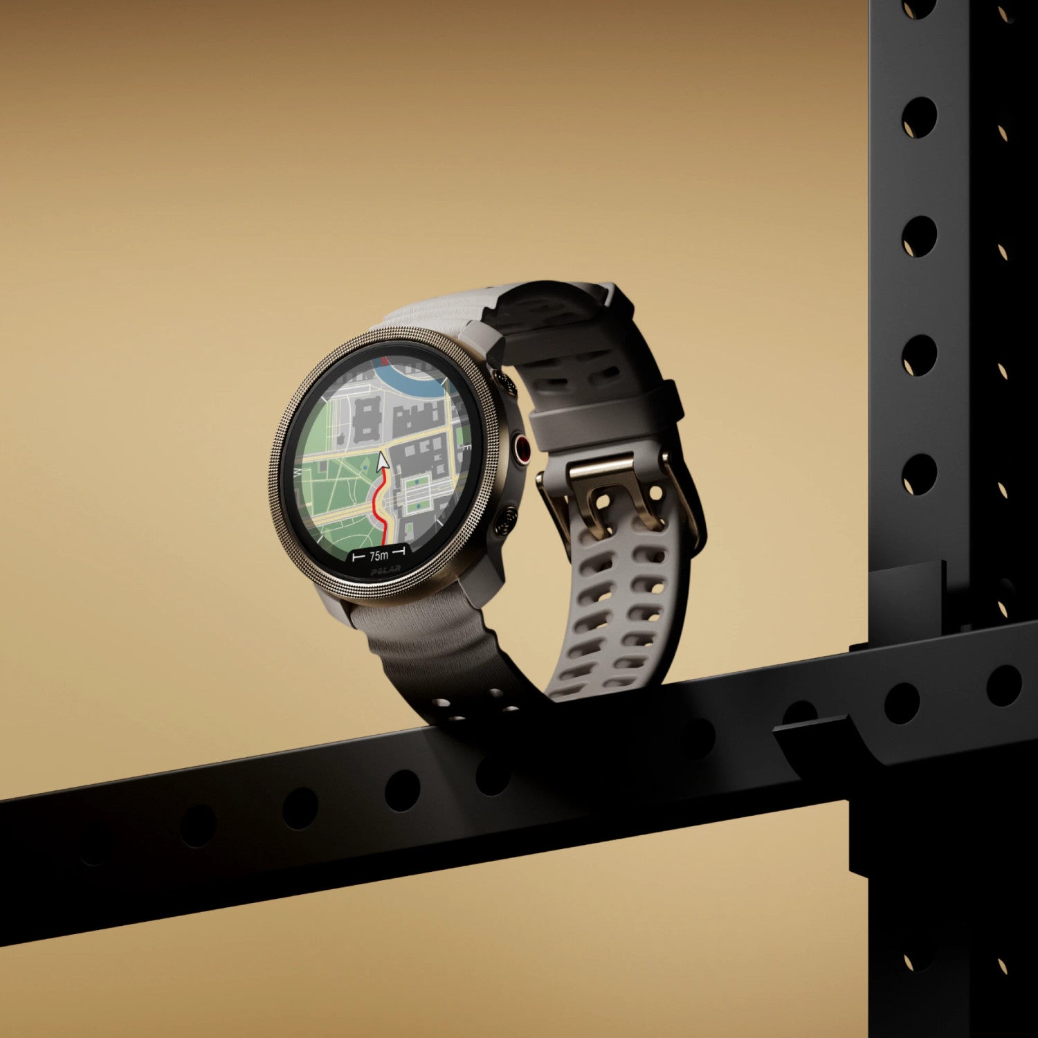 Polar Vantage M 3 Vantage M3 smartwatch 3,25 cm (1.28 pollici) AMOLED Digitale 416 x 416 Pixel Touch screen Oro GPS (satellitare)