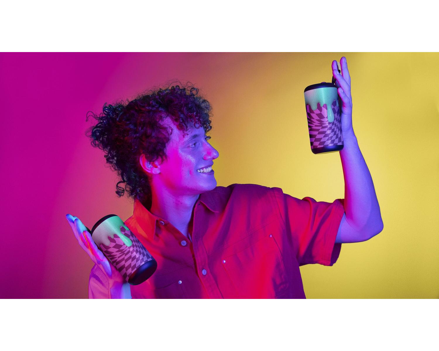 Music Sound Vertical Speaker Bluetooth 5W Fluid