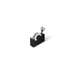 Lebez 80857 dispenser nastro adesivo Nero