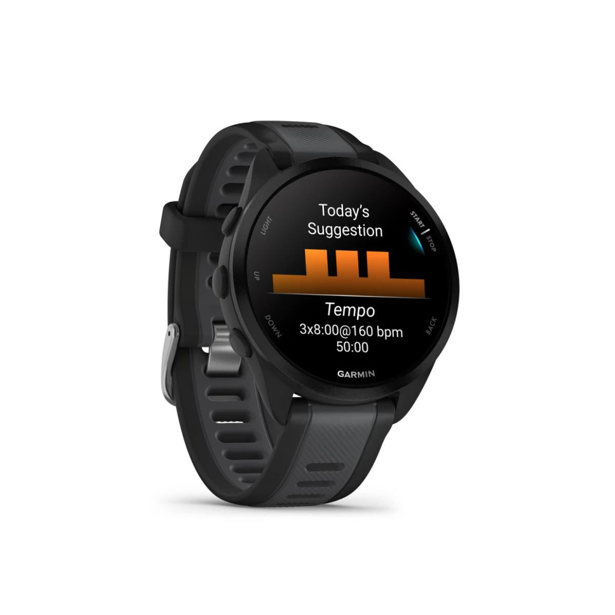 Garmin Forerunner 165 3.05 cm 1.2pollici AMOLED Digitale 390 x 390 Pixel Touch screen Nero GPS satellitare