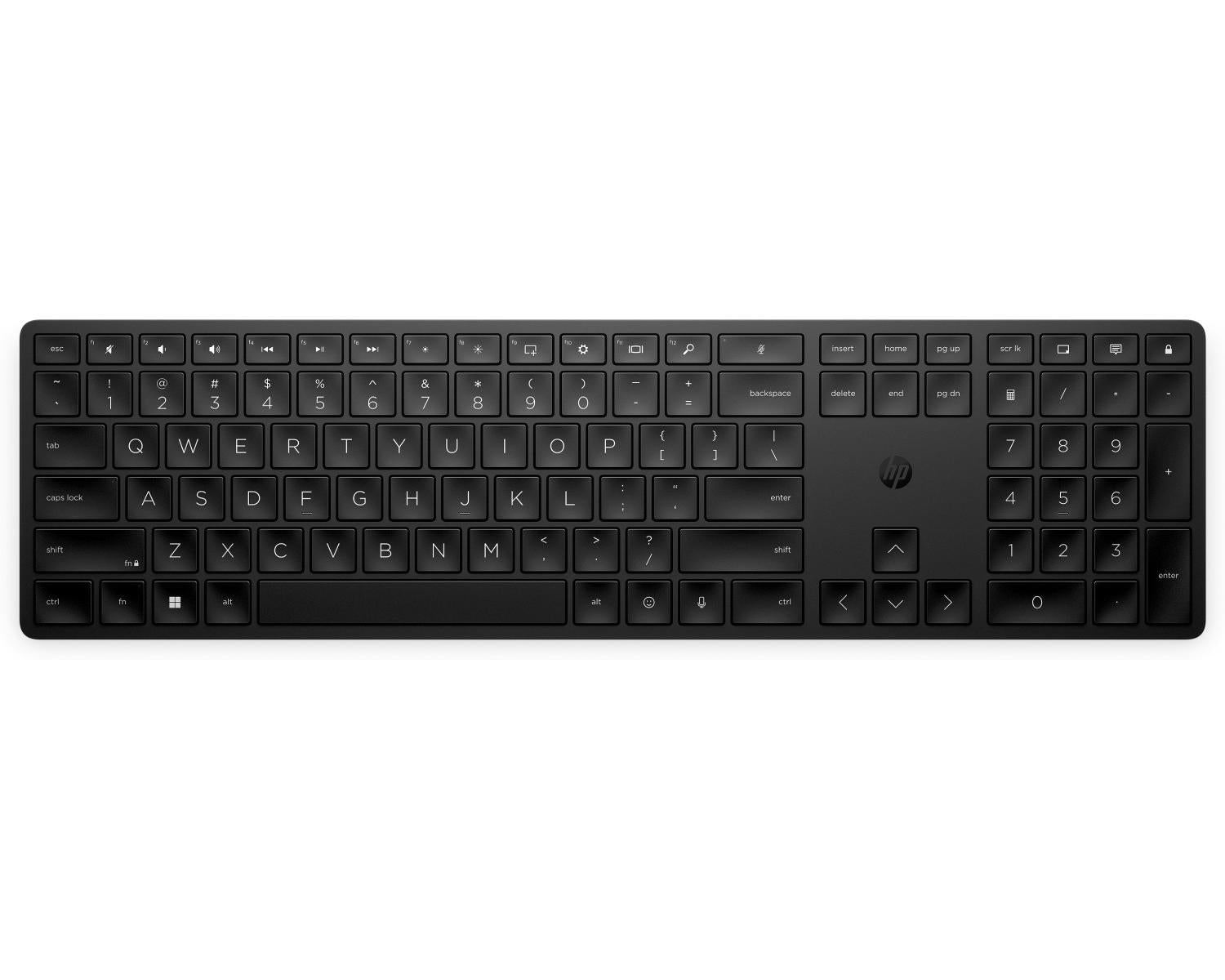 HP 450 Programmable Wireless Keyboard tastiera Wireless a RF USB Nero