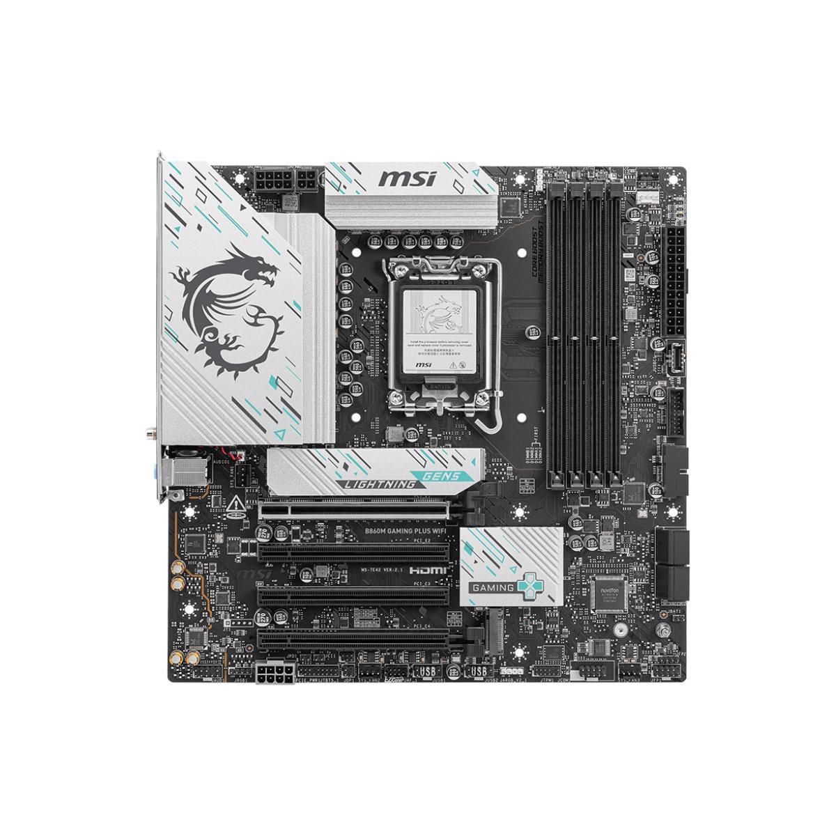 MSI B860M GAMING PLUS WIFI scheda madre Intel B860 LGA 1851 (Socket V1) micro ATX