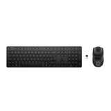 HP Kit Tastiera E Mouse 490C Multi-Dispositivo Dual-Mode Wireless Bluetooth Nero Layout Italiano