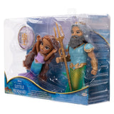 Jakks Pacific Bambola Mermaid la Sirenetta Ariel e Tritone 15 cm