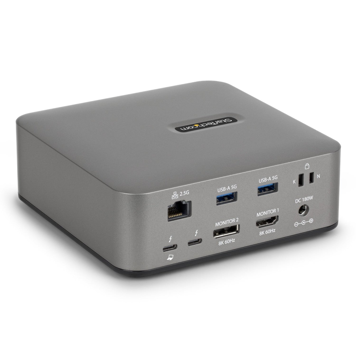 StarTech.com 215UE-TB5USB4DOCK replicatore di porte e docking station per laptop Cablato Thunderbolt 5 Grigio