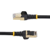 StarTech.com Cavo patch CAT6a da 1,5 m - Schermato (STP) - Filo di rame al 100 - Connettore antistrappo - Nero