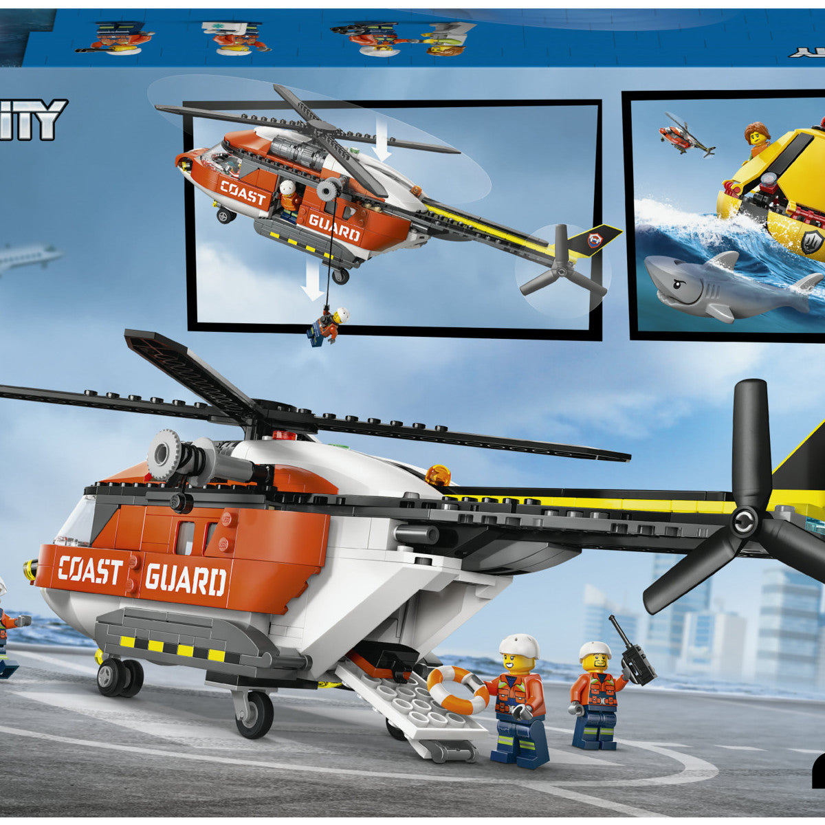 Set costruzioni LEGO 60503 CITY ESPLORATION Elicottero della Guardia C