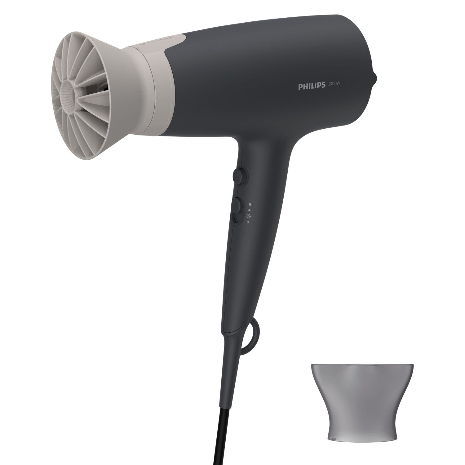 Philips 3000 series BHD351/10 Asciugacapelli Phon Grigio Nero