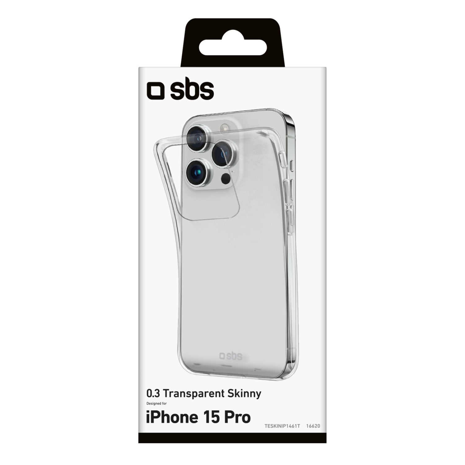 SBS TESKINIP1561PT custodia per cellulare 15.5 cm 6.1pollici Cover Trasparente
