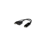 StarTech.com HD2DP cavo e adattatore video Nero