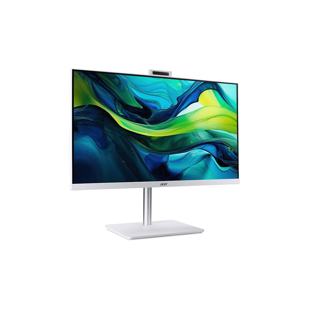 Acer Veriton VZ2417G Intel Core 5 120U 68,6 cm (27pollici) 1920 x 1080 Pixel PC All-in-one 16 GB DDR4-SDRAM 512 GB SSD Windows 11 Pro Wi-Fi 6 (802.11ax) Giallo, Bianco