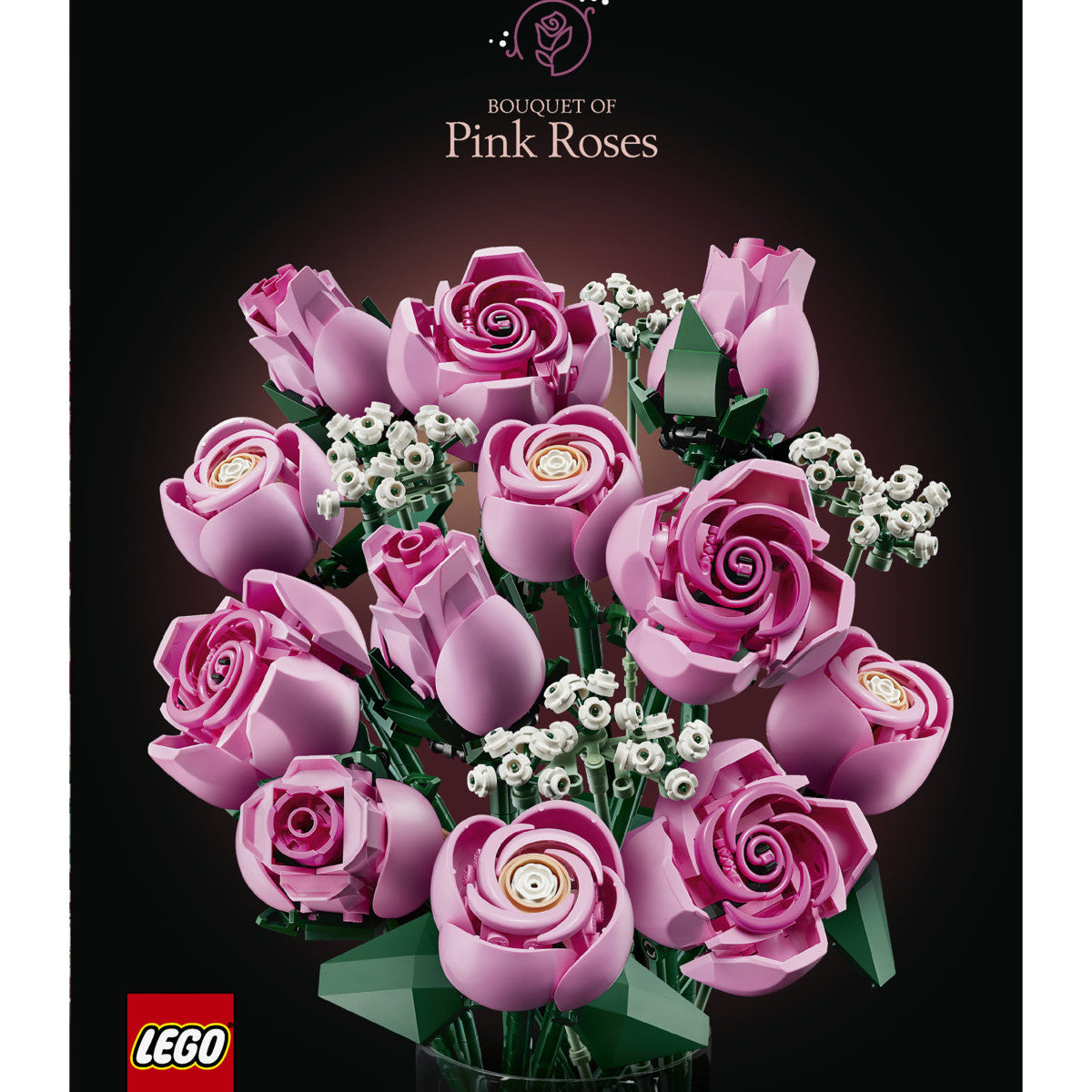 LEGO 10374 Botanicals Bouquet di Rose Rosa Set da Costruzione 789 Pezzi 18