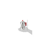 Alessi Pulcina Caffettiera Espresso MDL02/1 R, Alluminio, 1 Tazza, Rosso