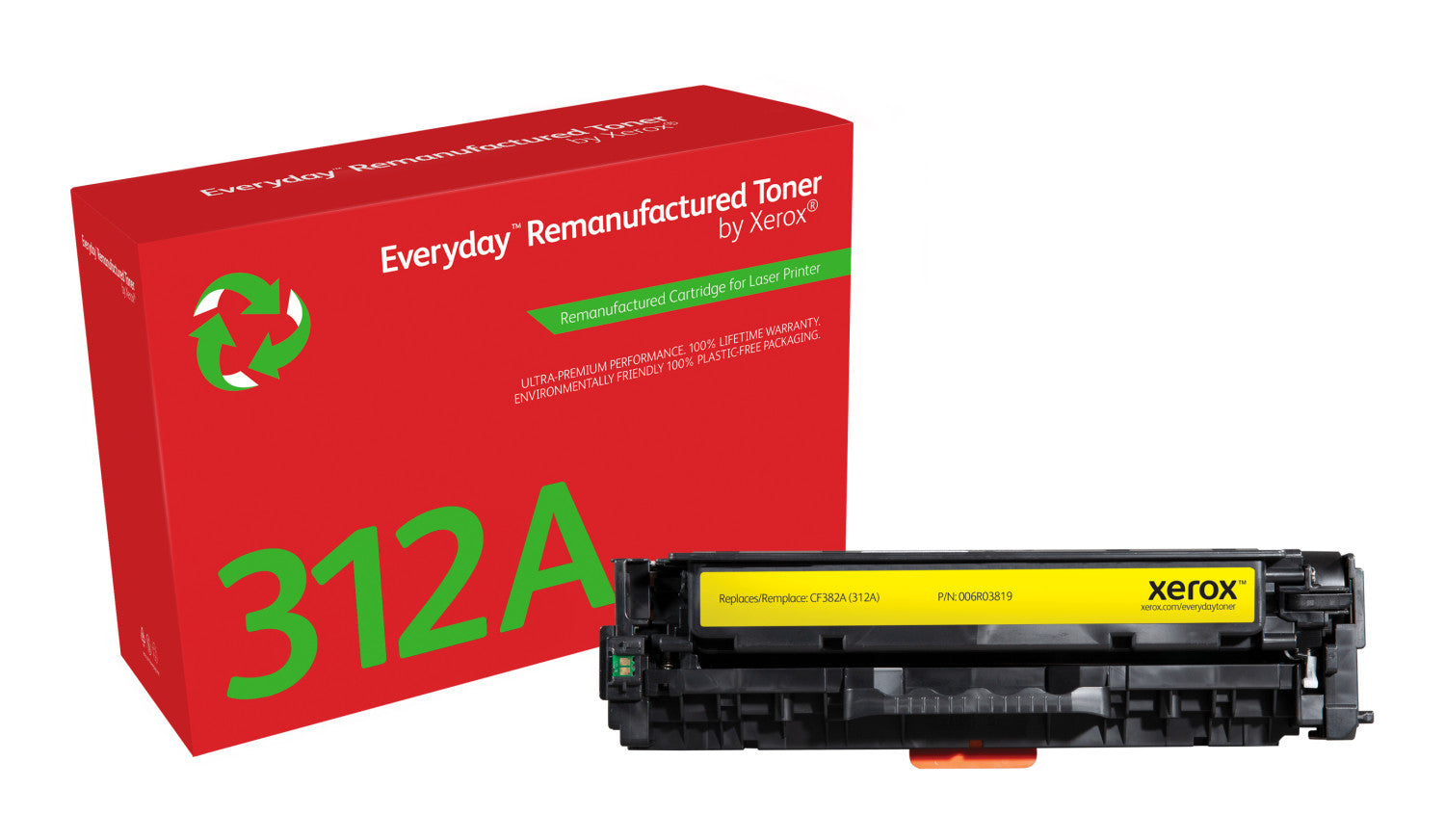 Toner rigenerato Everyday di Xerox Giallo compatibile con HP 312A (CF382A), Capacità standard