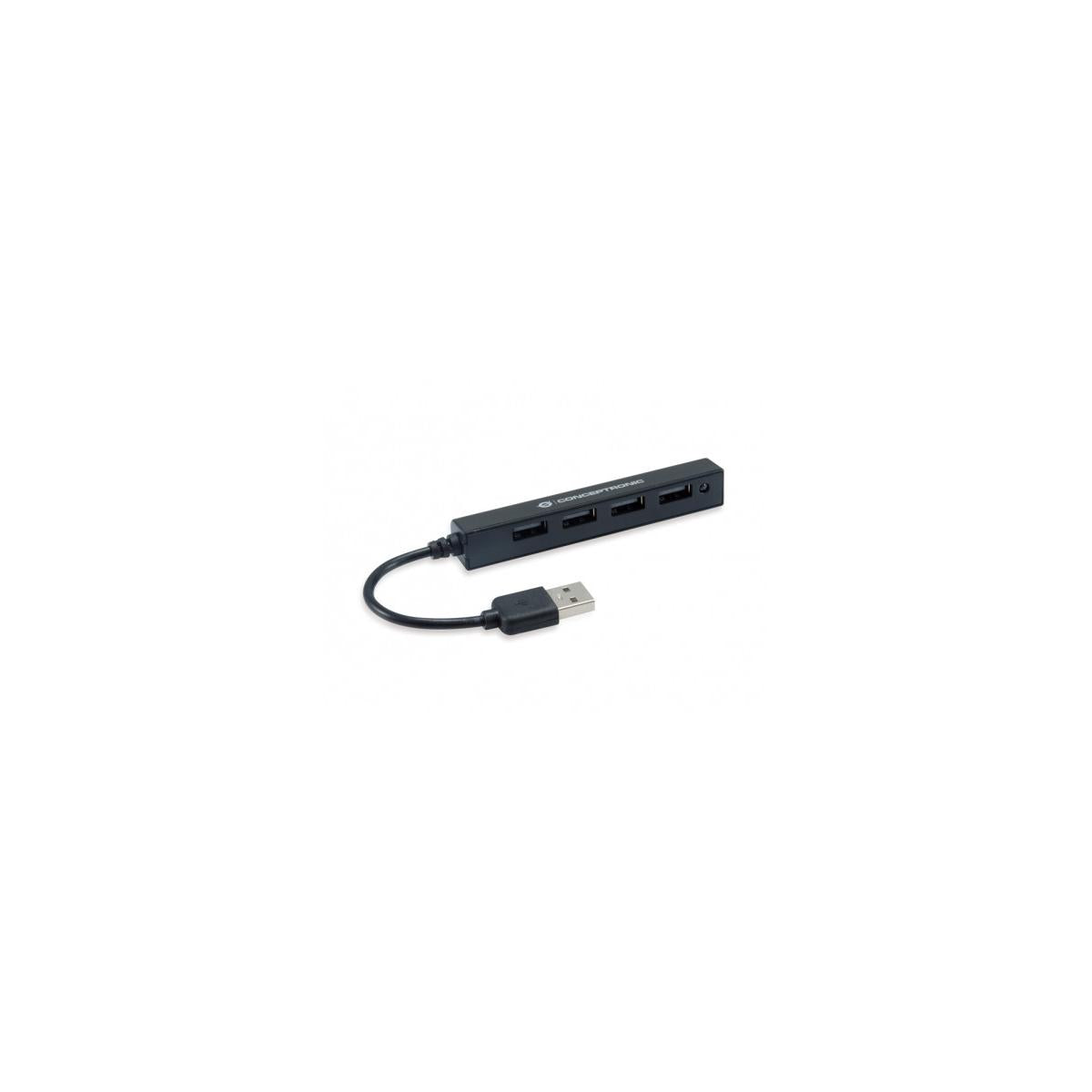 Conceptronic HUBBIES05B hub di interfaccia USB 2.0 480 Mbit/s Nero