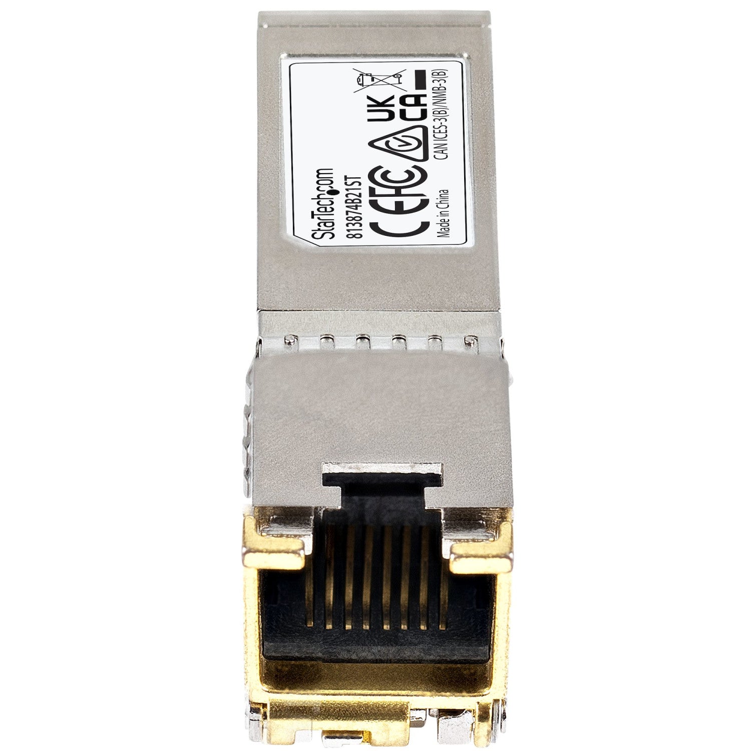StarTech.com 813874B21ST modulo del ricetrasmettitore di rete Rame 10000 Mbit/s SFP