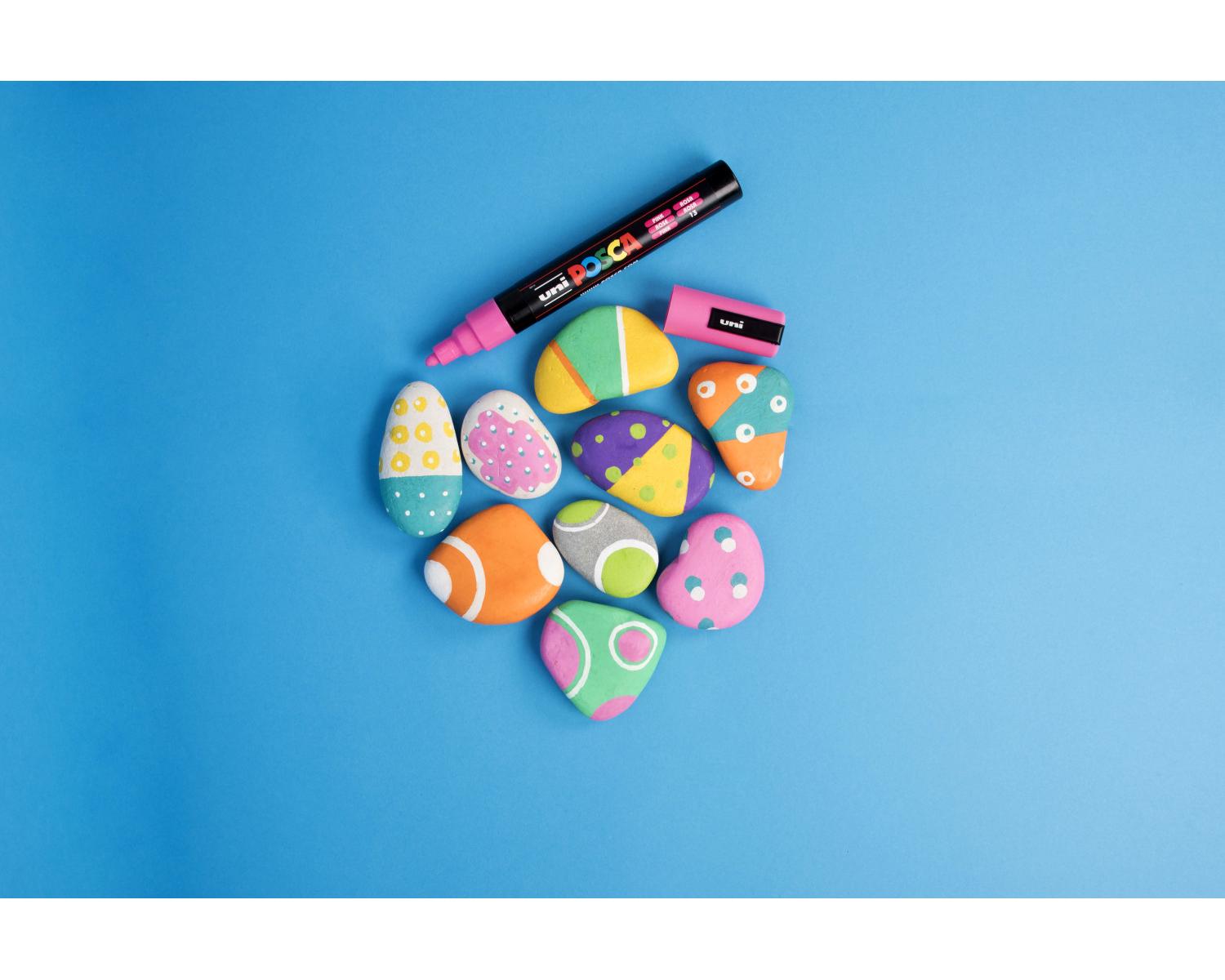 Uni-Ball Posca evidenziatore 8 pz Multicolore