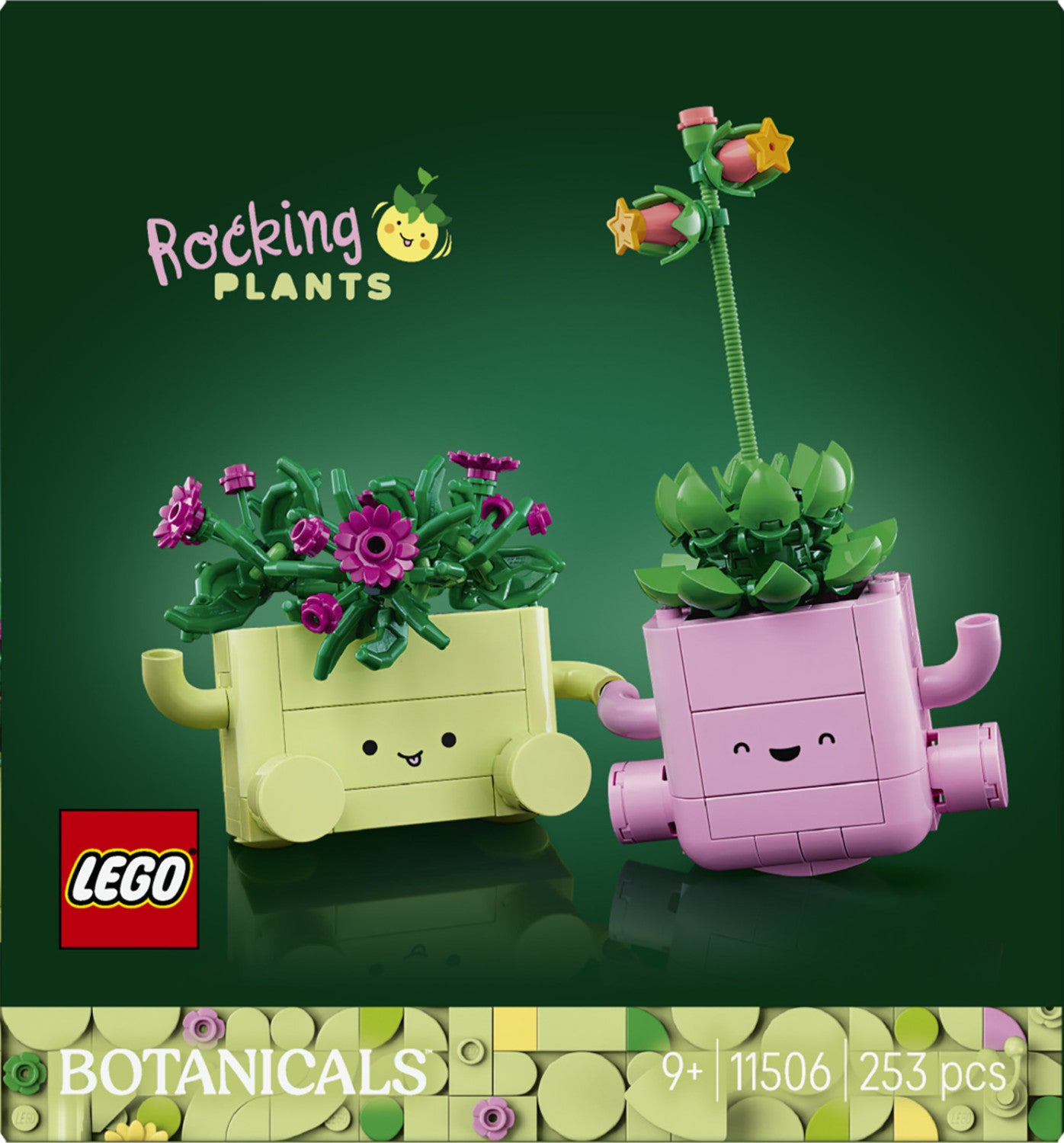 Lego Botanicals 11506 Piante Dondolanti, Set Con 2 Piante Finte E 2 Vasi - 253 Pezzi, 9