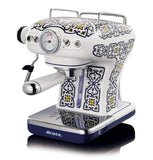 Ariete 1389 Macchina da caffè Capri, 850W, Capacità serbatoio 0,9L, Filtro འtazze, Vassoio raccogli goccia, Cappuccinatore