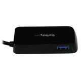 StarTech.com ST4300MINU3B hub di interfaccia USB 3.2 Gen 1 (3.1 Gen 1) Type-A 5000 Mbit/s